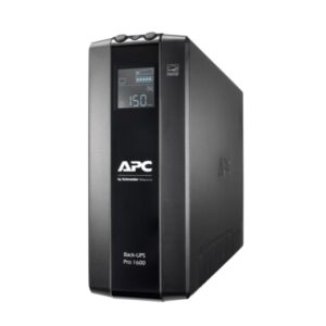 APC Back-UPS Pro 1600VA/960W Line Interactive UPS, Tower, 230V/10A Input, 8x IEC C13 Outlets, Lead Acid Battery, LCD, AVR