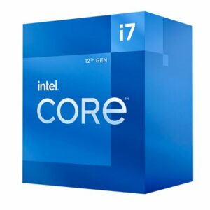 Intel i7 12700F CPU 3.6GHz (4.9GHz Turbo) 12th Gen LGA1700 12-Cores 20-Threads 25MB 65W Graphic Card Required Retail Box Alder Lake with fan