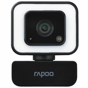 (LS) RAPOO C270L FHD 1080P Webcam - 3-Level Touch Control Beauty Exposure LED, 105 Degree Wide-Angle Lens, Built-in/Double Noise Cancellation Micropho