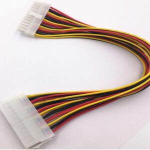 8ware 24 Pin ATX Power Supply Extension Cable Sleeved 30cm Male to Female (20+4 Pin) Power Supply to Motherboard
