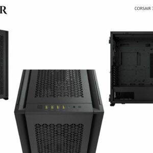 Corsair Obsidian 7000D AF Tempered Glass Mini-ITX, M-ATX, ATX, E-ATX Tower Case, USB 3.1 Type C, 10x 2.5", 6x 3.5" HDD. Black