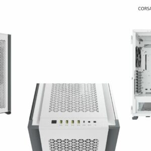 Corsair Obsidian 7000D AF Tempered Glass Mini-ITX, M-ATX, ATX, E-ATX Tower Case, USB 3.1 Type C, 10x 2.5", 6x 3.5" HDD. 3x 140mm Fan included.  White