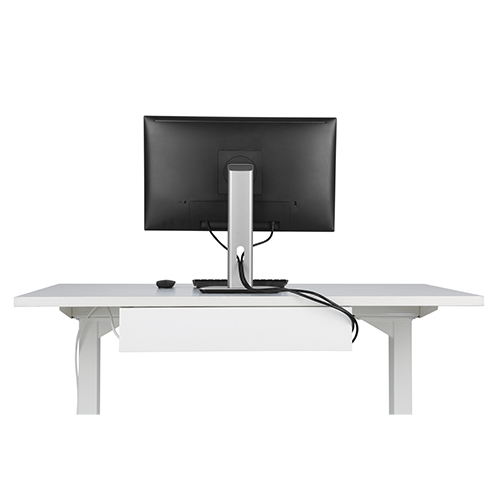 Brateck Under-Desk Cable Tray Organizer  Dimensions:600x114x76mm – White