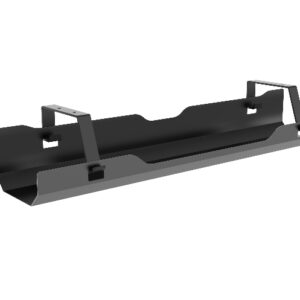 Brateck Under-Desk Cable Management Tray -  Dimensions:600x135x108mm - Black