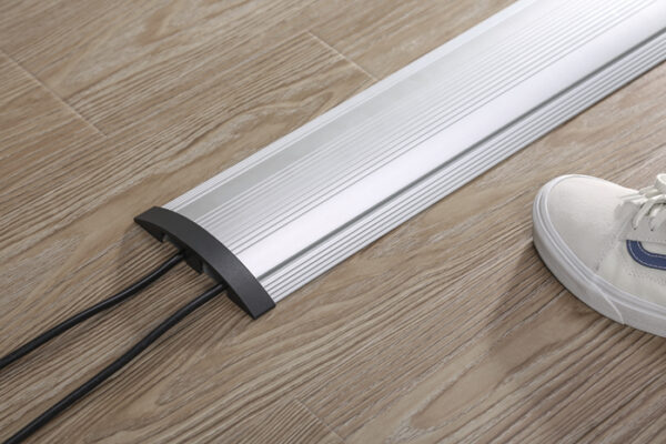Brateck Aluminum Floor Cable Cover - 1104x139mm Material:Aluminum,ABS Dimensions 1104x139x22mm