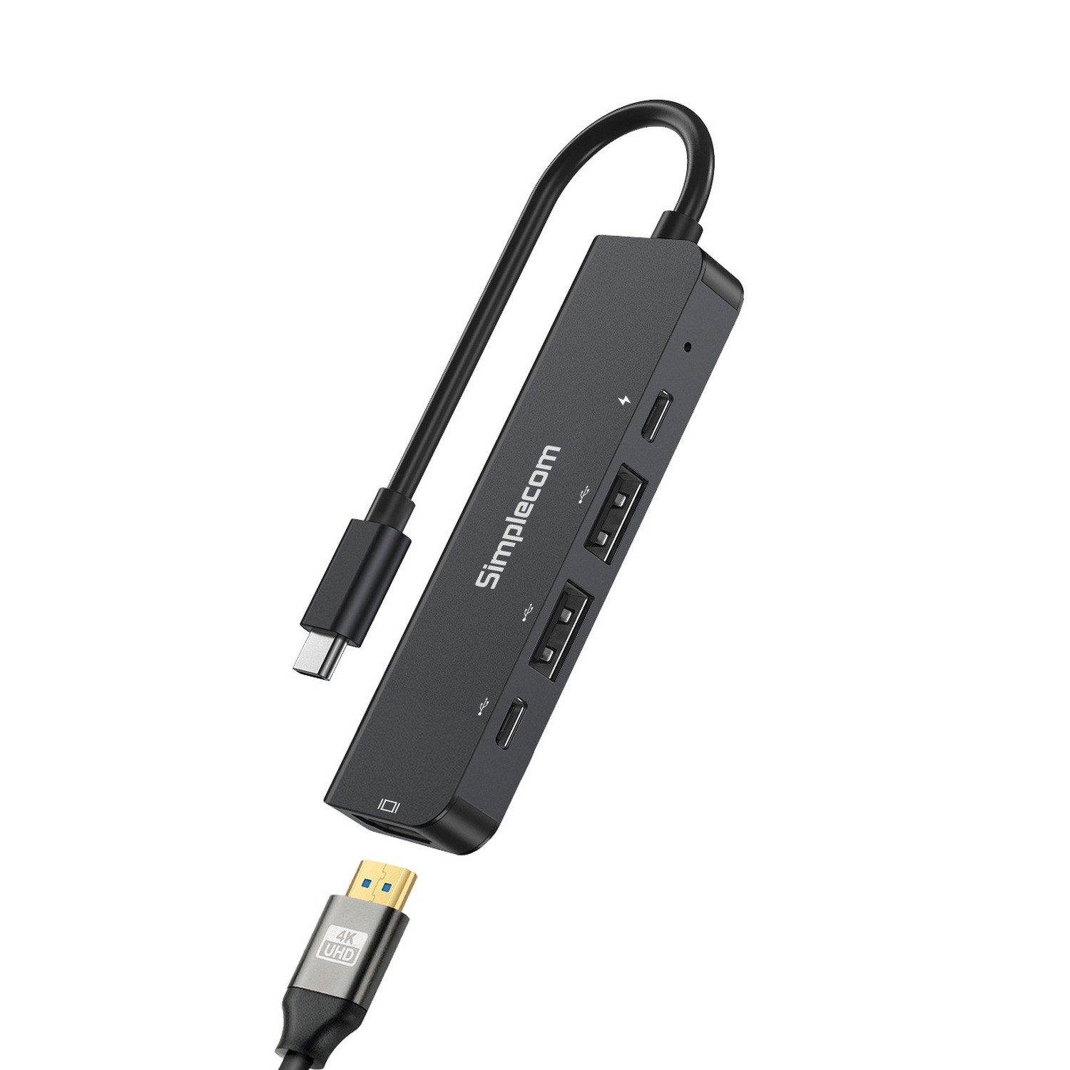 Simplecom CH550 USB-C 5-in-1 Multiport Adapter USB Hub PD HDMI 2.0 4K@60Hz