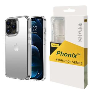 Phonix Apple iPhone 13 Clear Rock Hard Case - Ultra-thin, lightweight, Non-slip, Shockproof, strong and durable materials