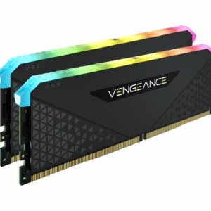 Corsair Vengeance RGB RS 16GB (2X8GB) DDR4 3600MHz C18 18-22-22-42 Black Heatspreader Desktop Gaming Memory