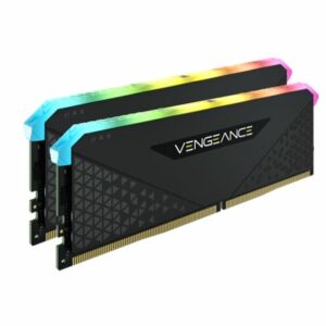 (LS) Corsair Vengeance RGB RT 32GB (2x16GB) DDR4 3200MHz C16 16-20-20-38 Black Heatspreader Desktop Gaming Memory for AMD