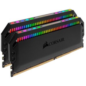 (LS) Corsair Dominator Platinum RGB 32GB (2x16GB) DDR4 3200MHz CL16 DIMM Unbuffered XMP 2.0 Black Heatspreader 1.35V