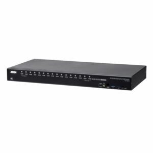 Aten CS19216, 16- Port USB3.0 4K DisplayPort KVM Switch, Superior video quality, Cascadable to two levels-control up to 256 computers, Video DynaSync™