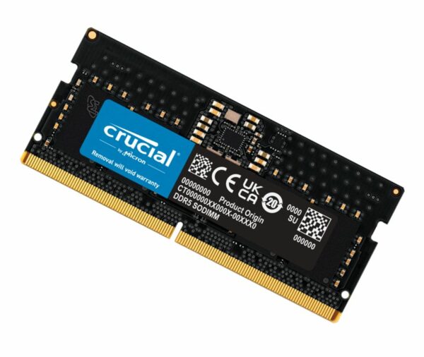 Crucial 32GB (1x32GB) DDR5 SODIMM 5600MHz CL46 Notebook Laptop Memory