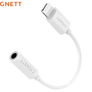 Cygnett Essentials Lightning to 3.5mm AUX Audio Cable Adapeter - White (CY3629PCCPD), Best for iPhone, iPad  iPod, Versatile Connectivity