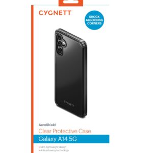 Cygnett AeroShield Samsung Galaxy A14 5G (6.6") Clear Protective Case - (CY4487CPAEG), Slim, Raised Edges, TPU Frame,Hard-Shell Back,Scratch-Resistant