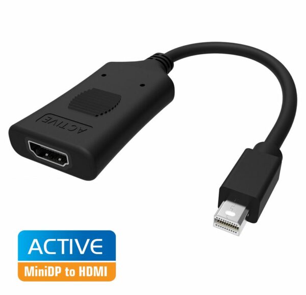 Simplecom DA101 Active MiniDP to HDMI Adapter 4K UHD (Thunderbolt and Eyefinity Compatible)(LS)