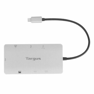 Targus USB-C Dual HDMI 4K Docking Station with 100W Power Delivery Pass-Thru 2xHDMI 2xUSB 3.2 1xSD 1xMicroSD 1xGigabit LAN