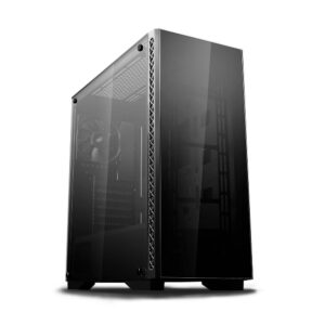 DeepCool MATREXX 50 Minimalistic Mid-Tower Case, Supports E-ATX MB, Full-sized Tempered Glass