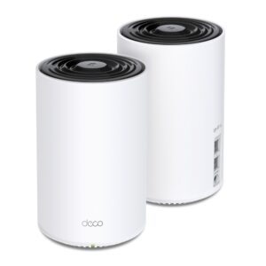 TP-Link Deco X68(2-pack) AX3600 Whole Home Mesh Wi-Fi 6 System (WIFI6), Up to 510m Coverage, WPA3, Tri-Band, OFDMA, MU-MIMO