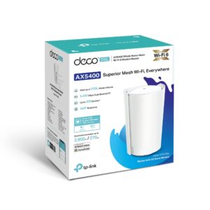 TP-Link Deco X73-DSL AX5400 VDSL Whole Home Mesh Wi-Fi 6 System, 270sqm Coverage For 1-3 Bedroom Houses, Dual-Band, OFDMA, MU-MIMO, Beamforming