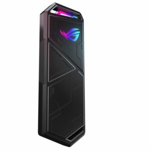 ASUS ROG STRIX ARION LITE M.2 NVMe SSD Enclosure—USB3.2 Gen 2x1 Type-C (10 Gbps), USB-C to C Cable, Screwdriver-Free, Thermal Pads Included, Fits PCIe