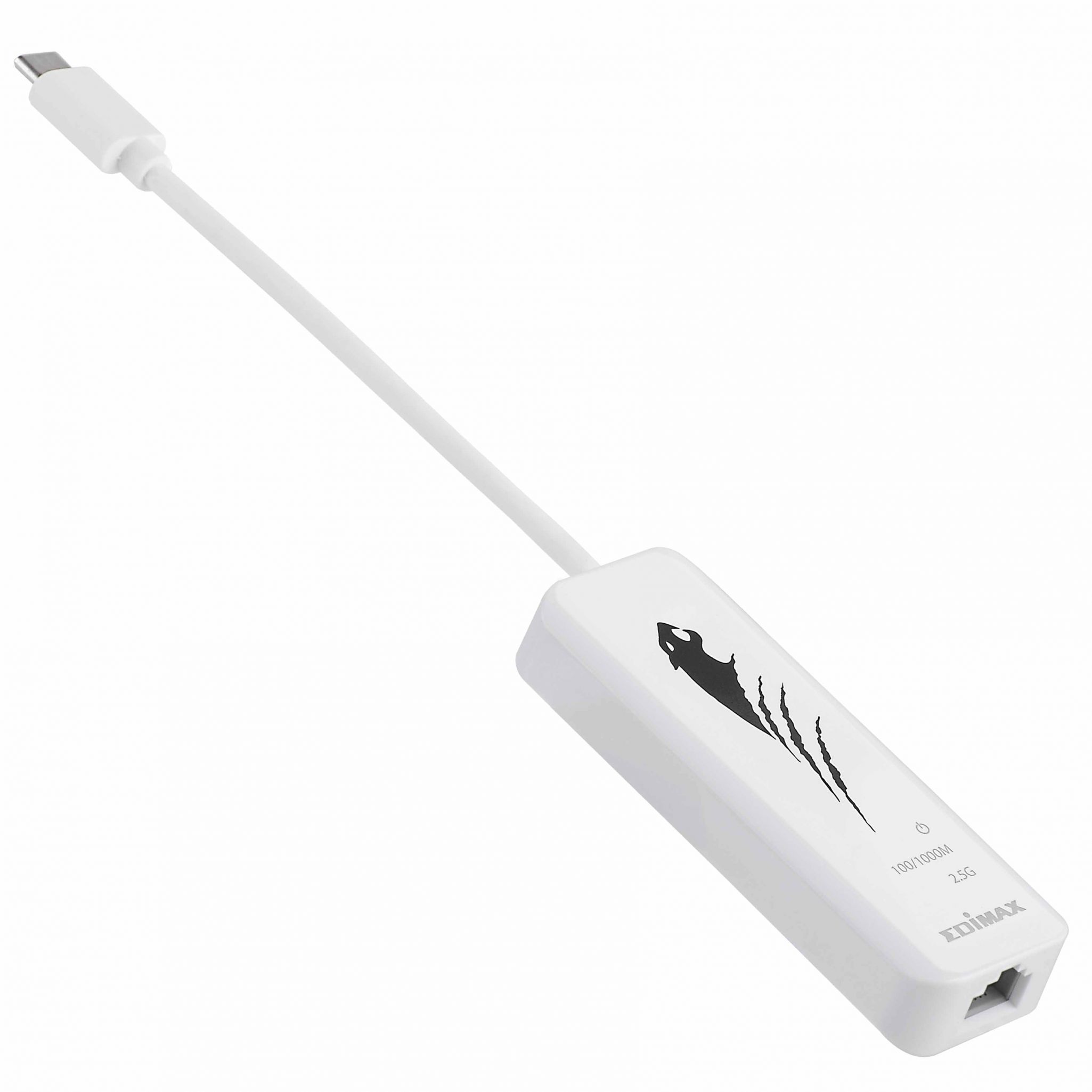 Edimax EU-4307 USB Type-C to 2.5G Gigabit Ethernet Adapter Up To 100M/1Gbps / 2.5Gbps LED Indicator Plug and Play