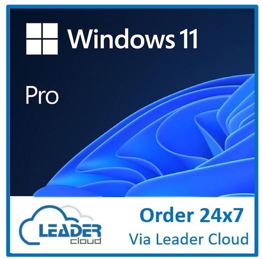 Microsoft ESD Windows 11 Professional (ESD) Electronic License throu CSP - No Refund. (Available through Leader Cloud)
