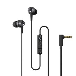 Edifier GM260 Earbuds with Microphone - 10mm Driver, Hi-Res Audio, In-Line Control , Omni-Directional Microphone, 3.5mm Wired Earphones Black
