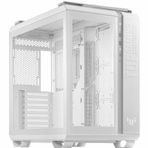 ASUS GT502 TUF Gaming Case White ATX Mid Tower Case,Tool-Free Side Panels,Tempered Glass,8 Expansion Slots,4 x 2.5"/3.5" Combo Bay