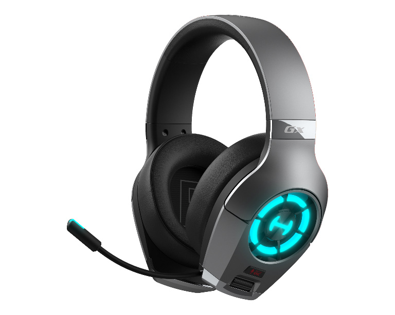 Edifier  GX Hi-Res Gaming Headset with Hi-Res, Dual Noise Cancelling Microphone, Multi-Mode, 3.5mm AUX, USB 3.0, USB-C Connection - Grey