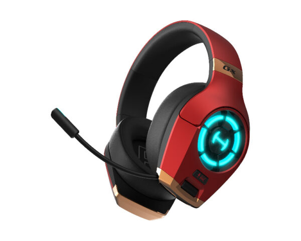Edifier  GX Hi-Res Gaming Headset with Hi-Res, Dual Noise Cancelling Microphone, Multi-Mode, 3.5mm AUX, USB 3.0, USB-C Connection - Red