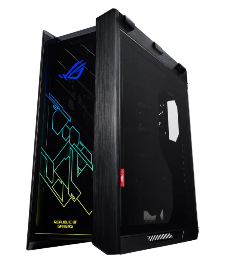 ASUS GX601 ROG Strix Helios Case ATX/EATX Black Mid-Tower Gaming Case With Handle, RGB, 3 Tempered Glass Panels, 4 Preinstalled Fans 3x140mm 1x140mm
