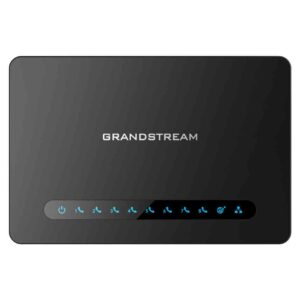 Grandstream HT818 FXS ATA, 8 Port Voip Gateway, Dual GbE Network, Supports 2 SIP profiles and 8 FXS ports, Supports T.38 Fax for reliable Fax-over-IP