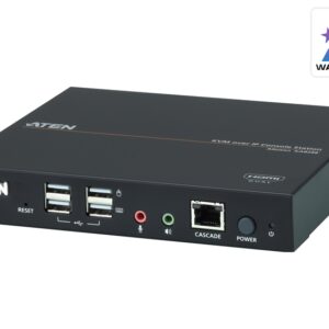Aten Dual HDMI USB KVM Console station for selected Aten KNxxxx KVM over IP series, supports full HD with small form factor design for 0U rack space