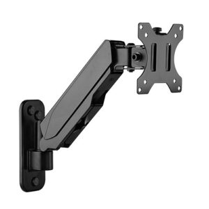 Brateck Single Screen Wall Mounted Gas Spring Monitor Arm,17"-32",Weight Capacity (per screen) 8kg
