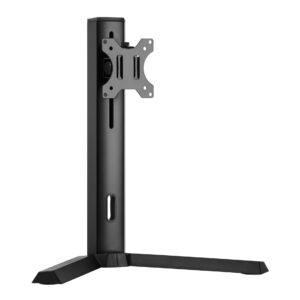 Brateck Single Free Standing Screen Classic Pro Gaming Monitor Stand Fit Most 17"-32" Monitor Up to 8kg/Screen--Black Color VESA 75x75/100x100