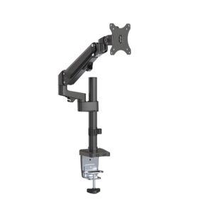 Brateck Single Monitor Heavy-Duty Aluminum Gas Spring Monitor Arm Fit Most 17" - 35" Monitors Up to12kg per screen VESA 75x75/100x100