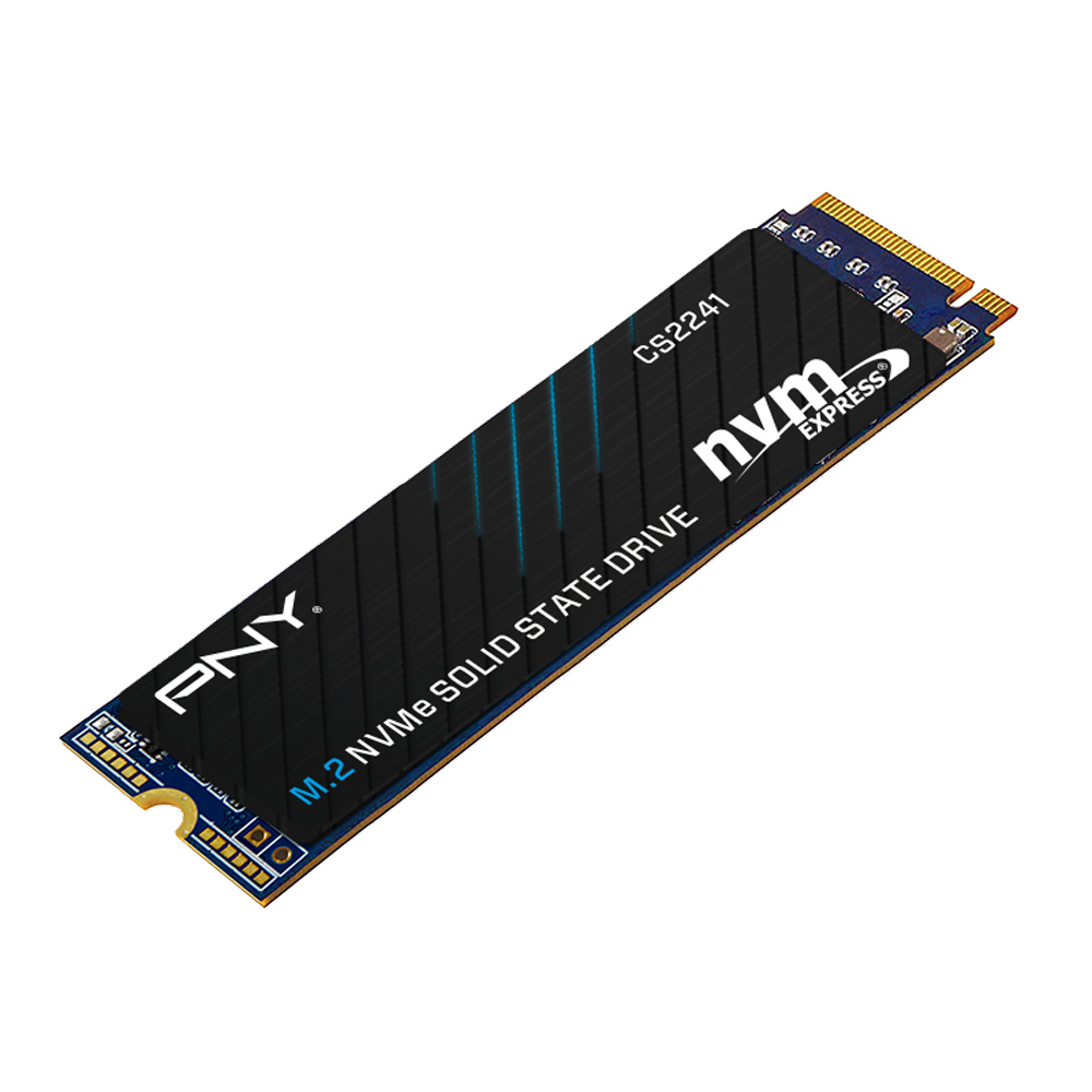 PNY CS2241 500GB NVMe SSD Gen4x4 M.2 4700MB/s 1700MB/s R/W TBW 1.5M hrs MTBF 5yrs wty