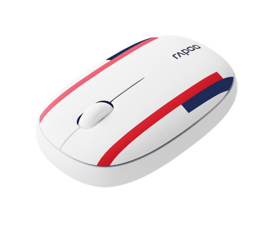 RAPOO Multi-mode wireless Mouse  Bluetooth 3.0, 4.0 and 2.4G Fashionable and portable, removable cover Silent switche 1300 DPI England - world cup