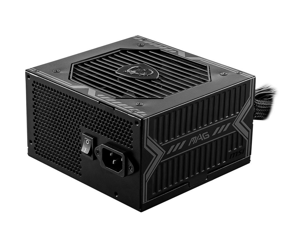 MSI MAG A650BN 650W Power Supply, 80 PLUS Bronze, up to 85% Efficiency, Active PFC, OCP / OVP / OPP / OTP / SCP