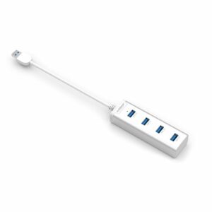 mbeat® “STICK” 4-Port USB 3.0 Hub - Aluminium Portable 4 Port Data Transfer Super Speed USB Hub Adapter Ultrabook MacBook SurfaceBook(LS)