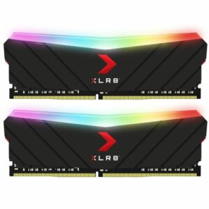 (LS) PNY XLR8 16GB (2x8GB) DDR4 UDIMM 4600Mhz RGB CL19 1.5V Black Heat Spreader Gaming Desktop PC Memory >3600MHz