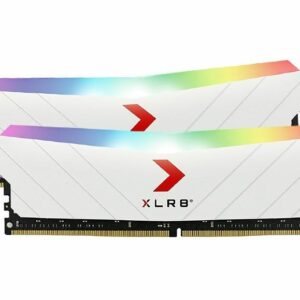 PNY XLR8 32GB (2x16GB) DDR4 UDIMM 3600Mhz RGB CL18 1.35V White Heat Spreader Gaming Desktop PC Memory