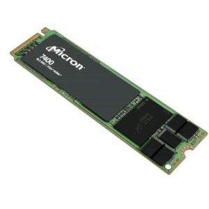Micron 7400 Pro 960GB Gen4 NVMe Enterprise SSD M.2 4400/1000 MB/s R/W 230K/60K IOPS 6700TBW 1DWPD 2M hrs MTTF Server Data Centre 5yrs