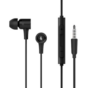 (LS) Edifier P205 Earbuds with Remote and Microphone - 8mm Dynamic Drivers, Omni-directional, 3 button In-line Control, Compact, Earphone