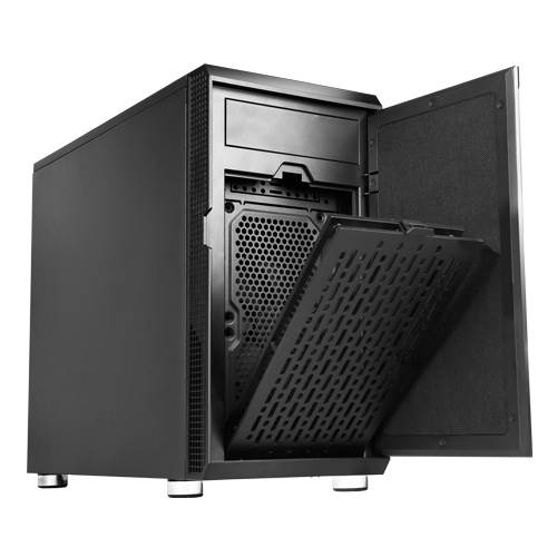 Antec P5 Micro ATX Case Sound Dampening. 5.25" x 1 External ODD Bay, 3.5” HDD x 2 / 2.5” SSD x 2. Business, Silent Gaming Case
