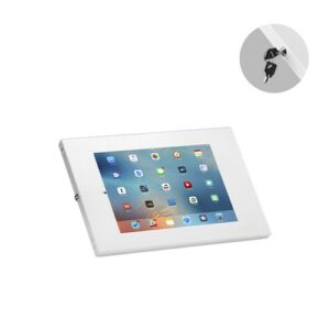 Brateck Anti-Theft Wall-Mounted Tablet Enclosure Fit most 9.7” to 11” tablets including iPad, iPad Air, iPad Pro,- White