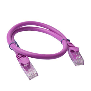 8Ware CAT6A Cable 0.25m (25cm) - Purple Color RJ45 Ethernet Network LAN UTP Patch Cord Snagless