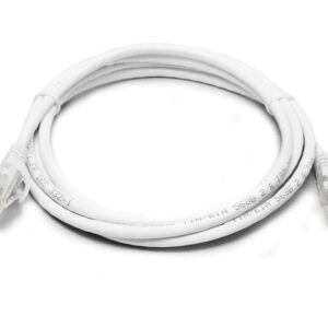8Ware CAT6A Cable 0.5m (50cm) - White Color RJ45 Ethernet Network LAN UTP Patch Cord Snagless