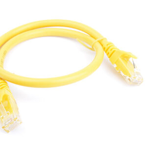 8Ware CAT6A Cable 0.5m (50cm) - Yellow Color RJ45 Ethernet Network LAN UTP Patch Cord Snagless