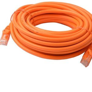 8Ware CAT6A Cable 10m - Orange Color RJ45 Ethernet Network LAN UTP Patch Cord Snagless
